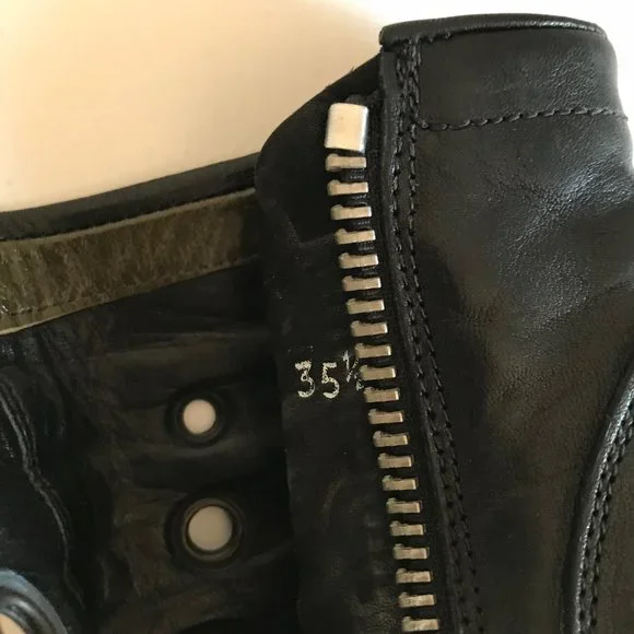 Rick Owens 'Spike' bootie with grommets - Picture 14 of 16